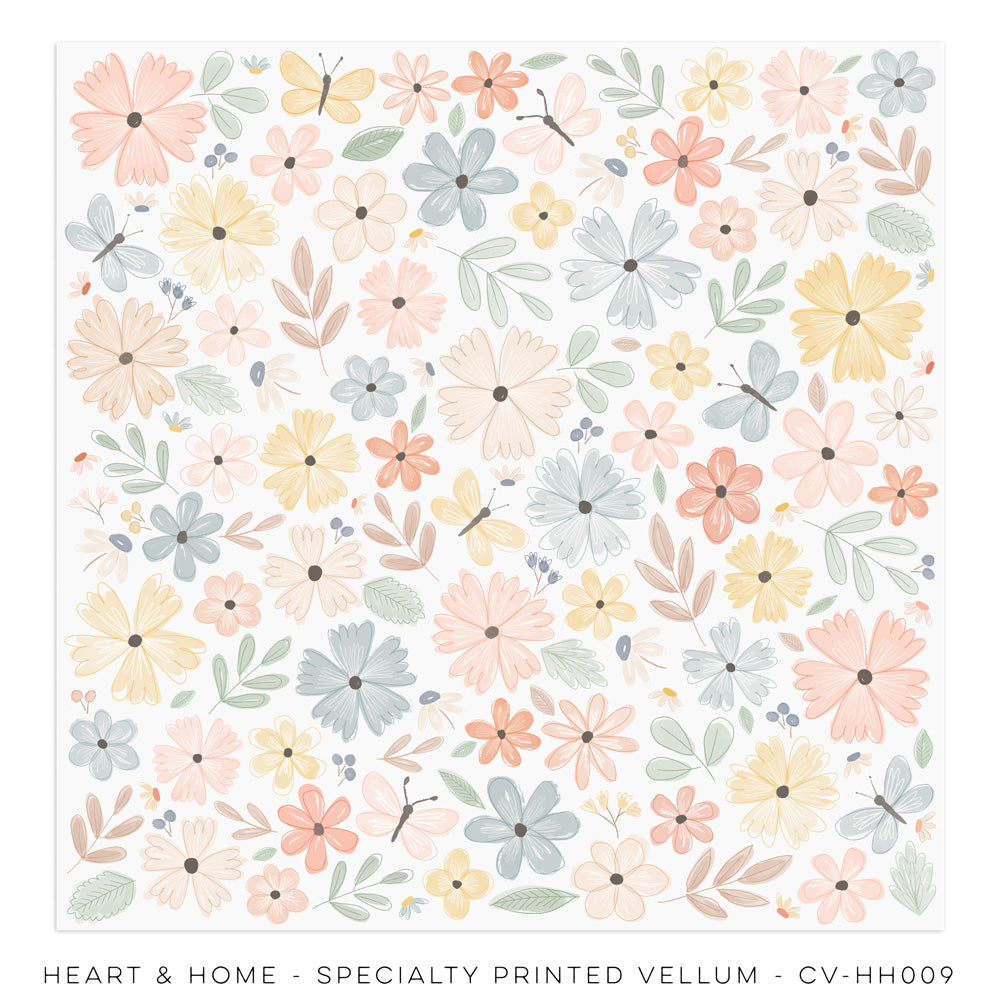 Cocoa Vanilla Studio Heart & Home - Printed Vellum