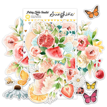 Pretty Little Studio You Are My Sunshine - Apple Blossom Floral Die Cuts