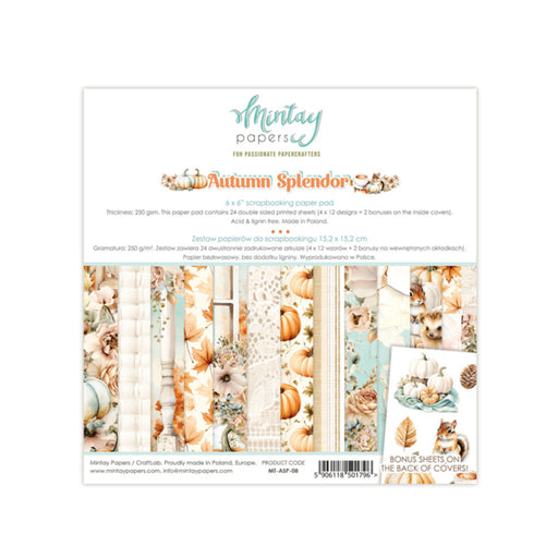 Mintay Papers Autumn Splendor - 6x6 Paper Pad