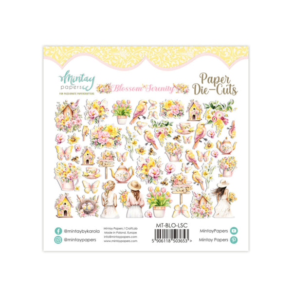 Mintay Papers Blossom Serenity - Paper Die Cuts