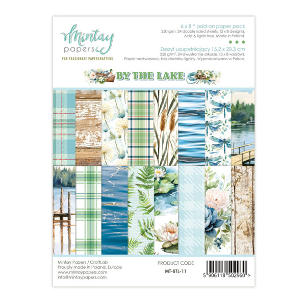 Mintay Papers By The Lake - 6x8 Add-On Paper Pad