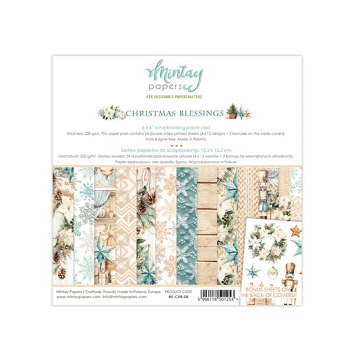 Mintay Papers Christmas Blessings - 6x6 Paper Pad