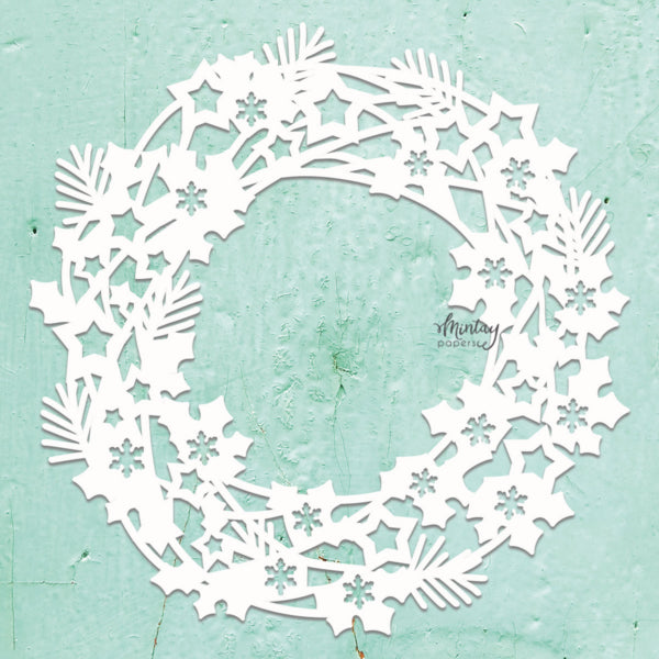 Mintay Papers - Chippies Christmas Wreath 2