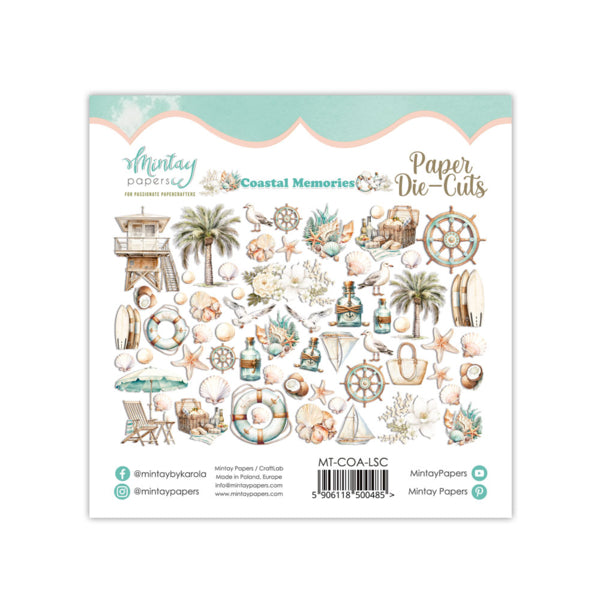 Mintay Papers Coastal Memories - Paper Die Cuts