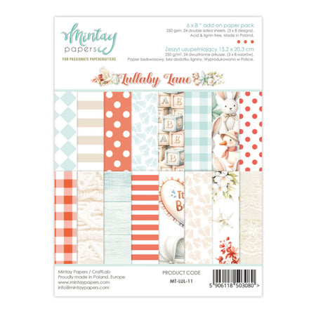 Mintay Papers Lullaby Lane - 6x8 Add-On Paper Pad