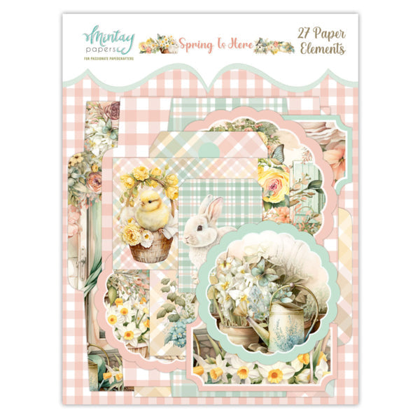Mintay Papers Spring Is Here - Paper Elements