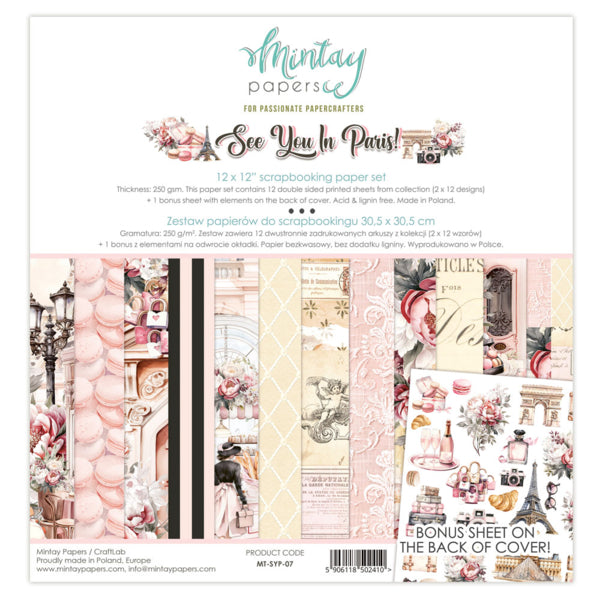 Mintay Papers See You In Paris - Collection Kit