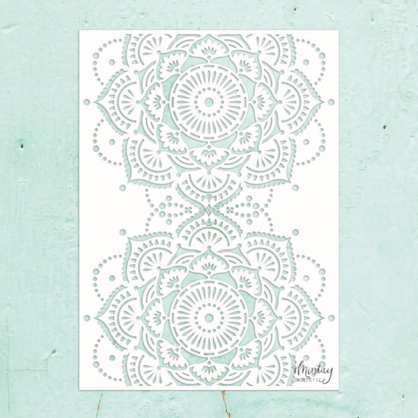 Mintay Papers 6x8 Stencil - Mandala