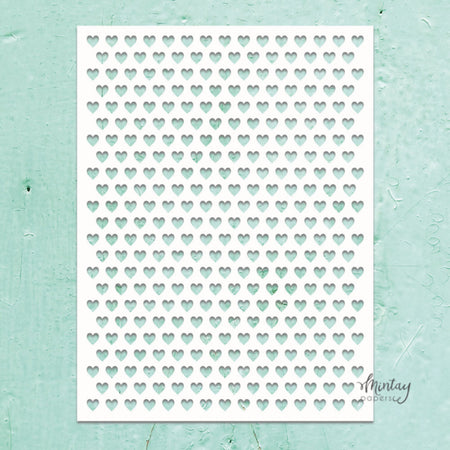 Mintay Papers 6x8 Stencil - Heart To Heart