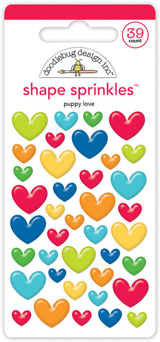 Doodlebug Design Doggone Cute - Puppy Love Shape Sprinkles