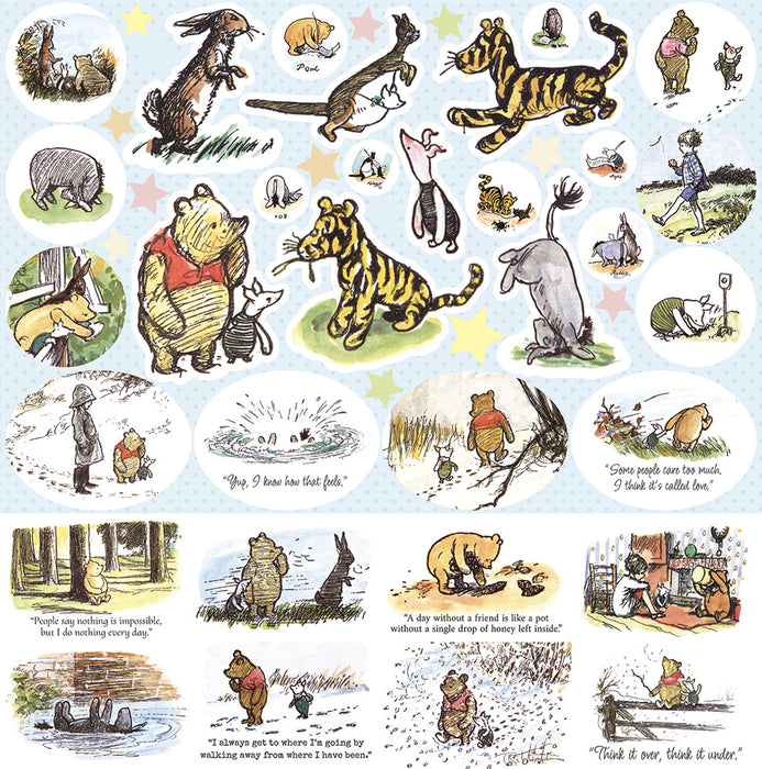 Reminisce Winnie The Pooh - Cardstock Stickers