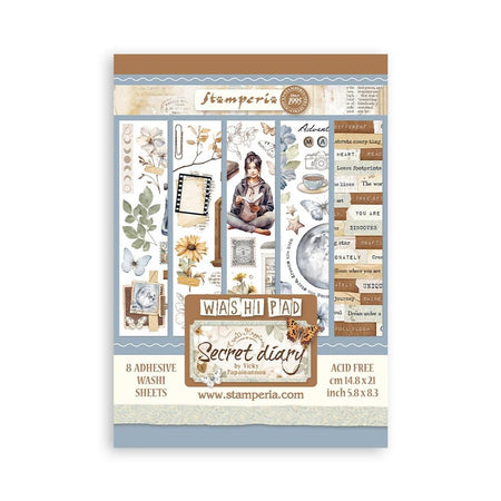 Stamperia Secret Diary - A5 Washi Pad
