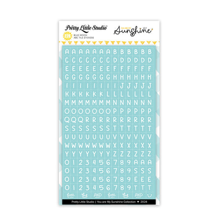 Pretty Little Studio You Are My Sunshine - Mini ABC Stickers Blue Moon