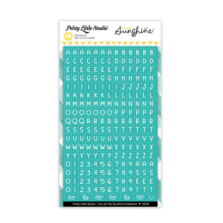 Pretty Little Studio You Are My Sunshine - Mini ABC Stickers Sprinkler