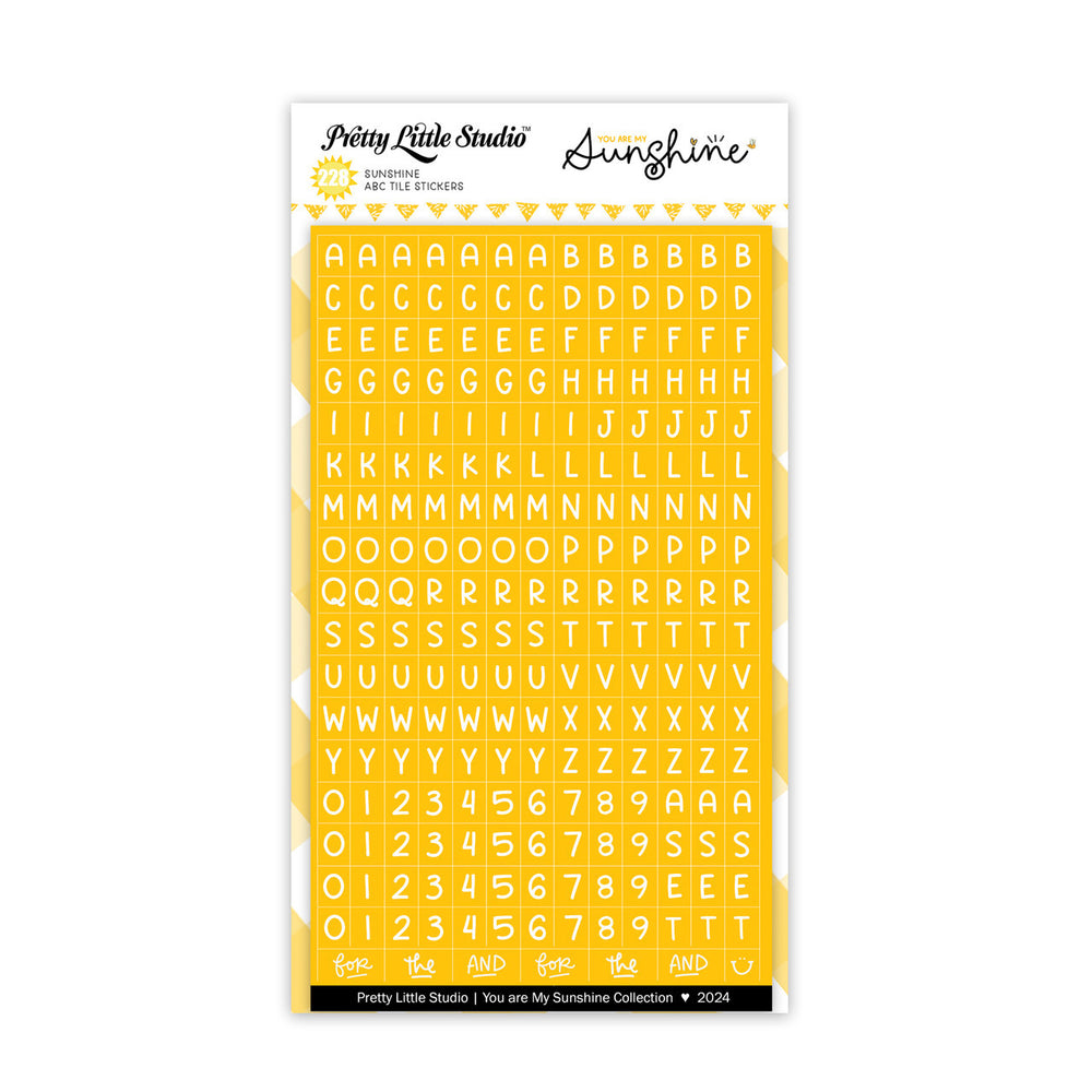 Pretty Little Studio You Are My Sunshine - Mini ABC Stickers Sunshine