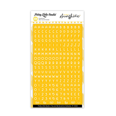 Pretty Little Studio You Are My Sunshine - Mini ABC Stickers Sunshine