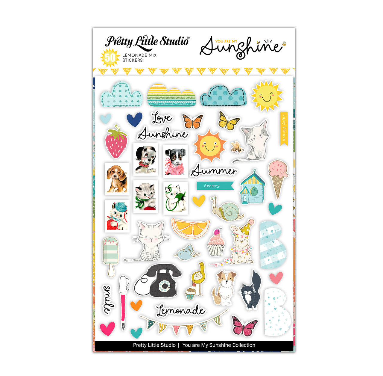 Pretty Little Studio You Are My Sunshine - Lemonade Mix Stickers