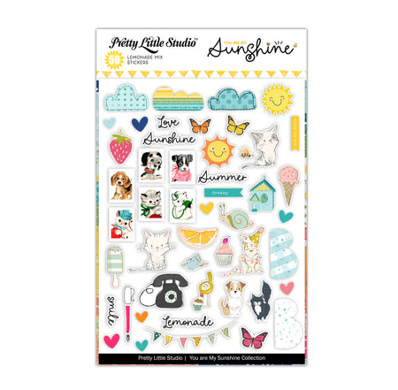 Pretty Little Studio You Are My Sunshine - Lemonade Mix Stickers