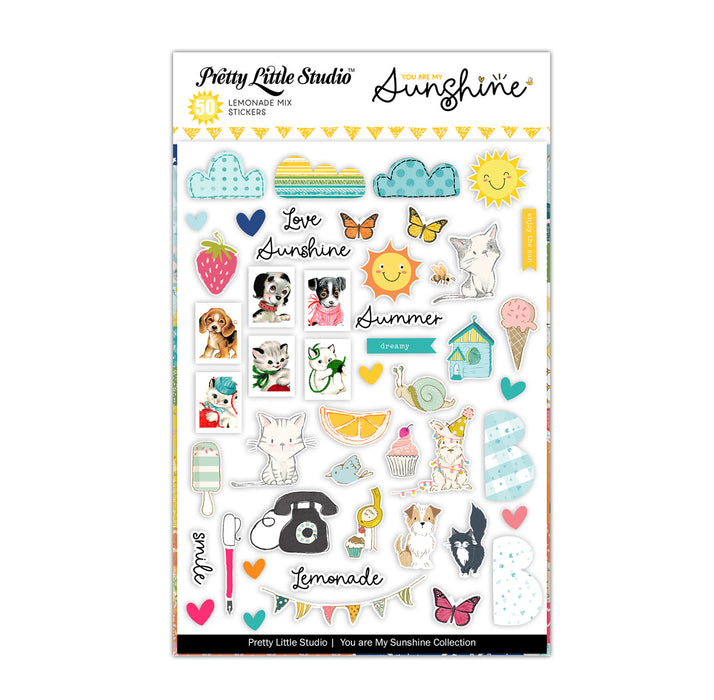 Pretty Little Studio You Are My Sunshine - Lemonade Mix Stickers