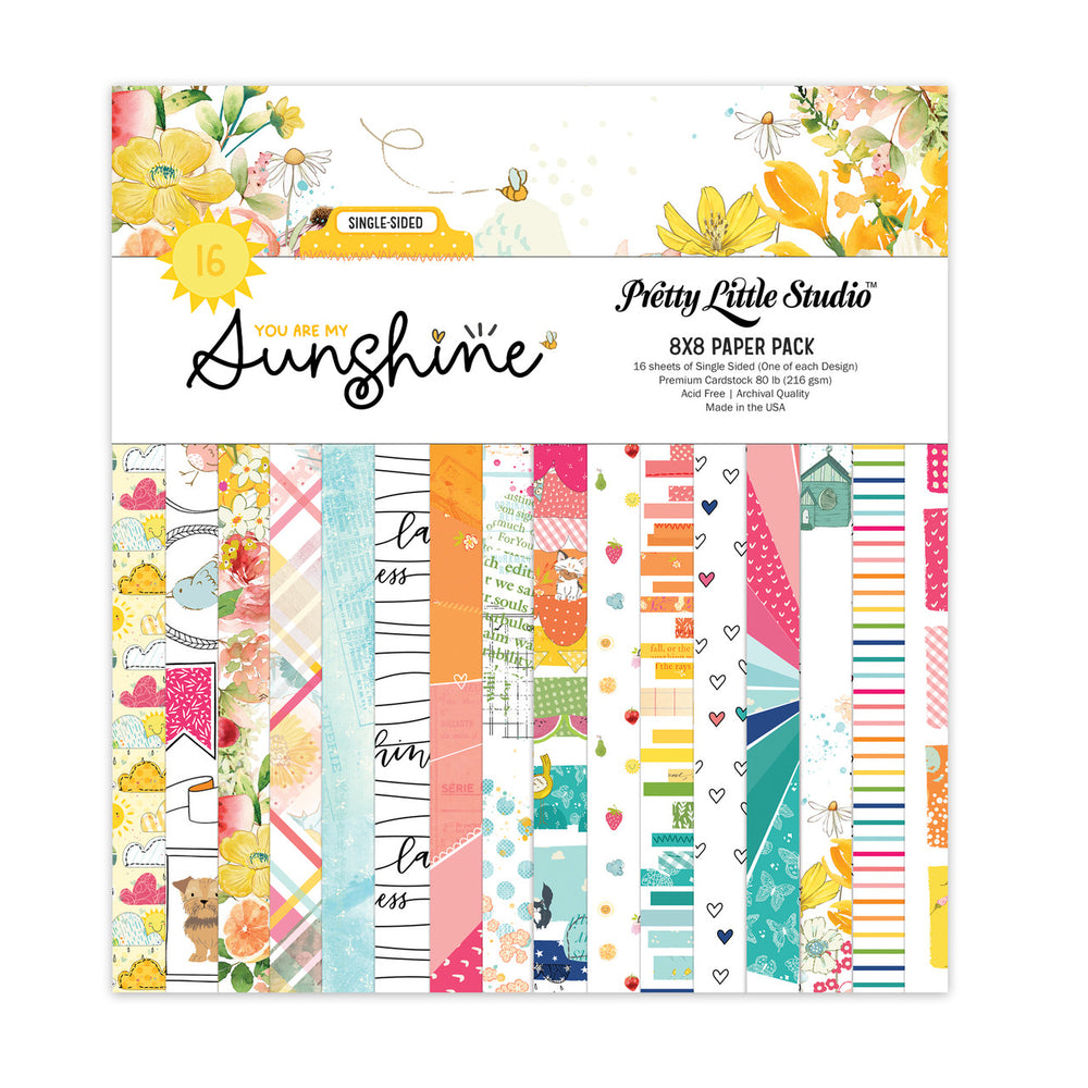 Pretty Little Studio You Are My Sunshine - 8x8 Paper Pack