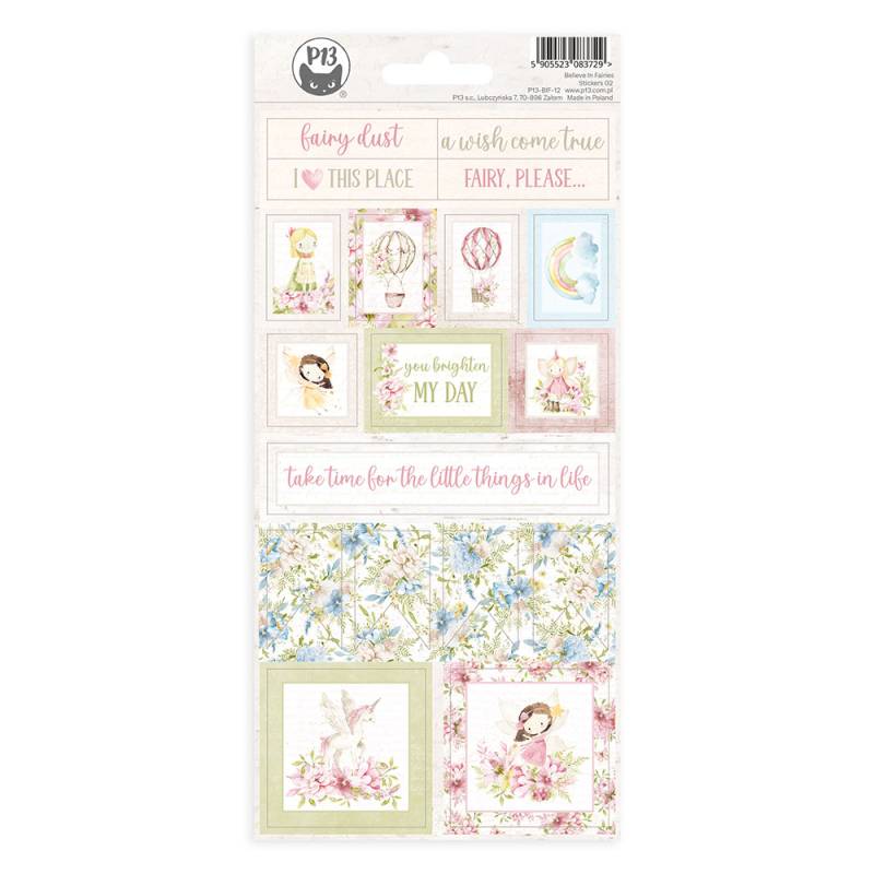 P13 Believe In Fairies - Sticker Sheet #2