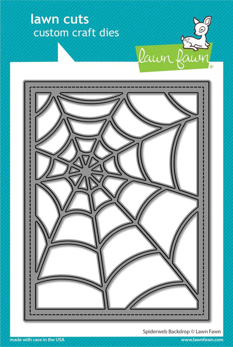 Lawn Fawn Craft Die - Spiderweb Backdrop