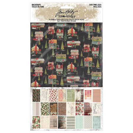 Tim Holtz Idea-ology - Backdrops Christmas 2024