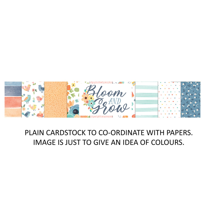 Cocoa Vanilla Studio Bloom & Grow - Bazzill Plain Matchmaker Pack