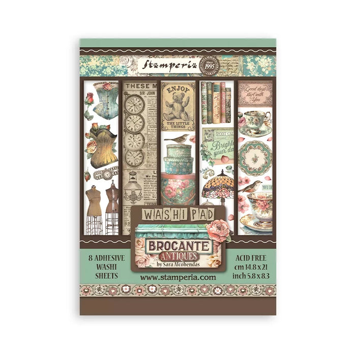 Stamperia Brocante Antiques - A5 Washi Pad