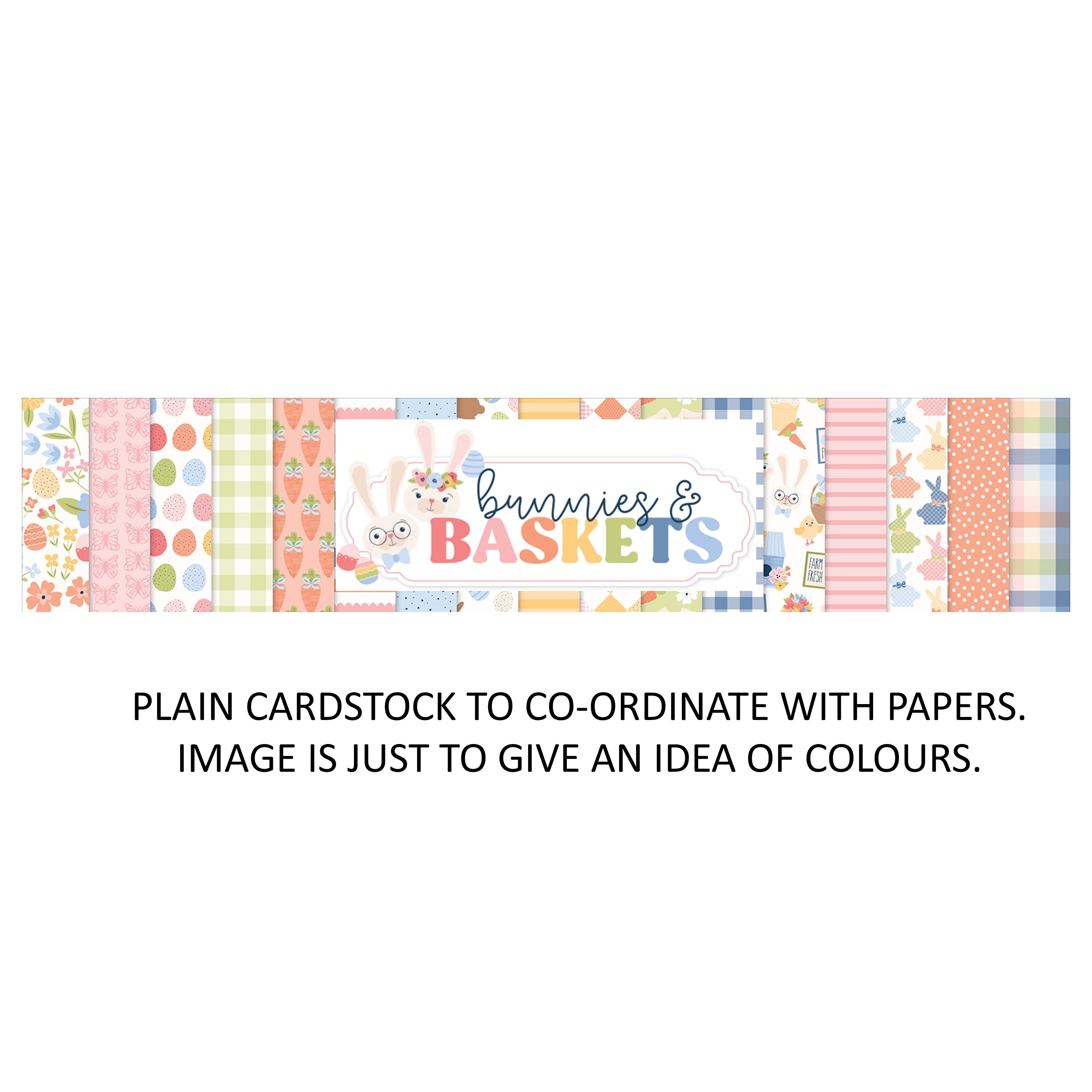 Echo Park Bunnies And Baskets - Bazzill Matchmaker Pack
