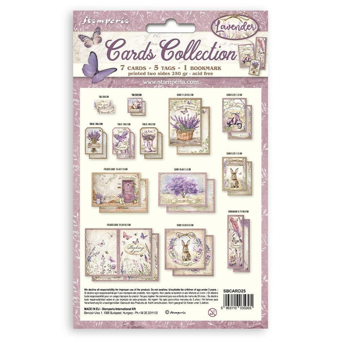 Stamperia Lavender - Cards Collection