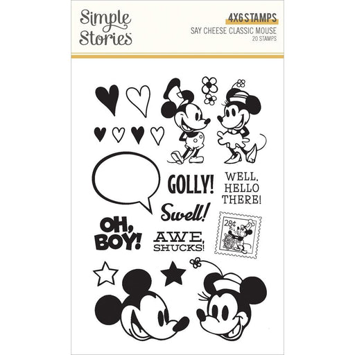 Simple Stories Say Cheese Classic Mouse - Clear Stamps