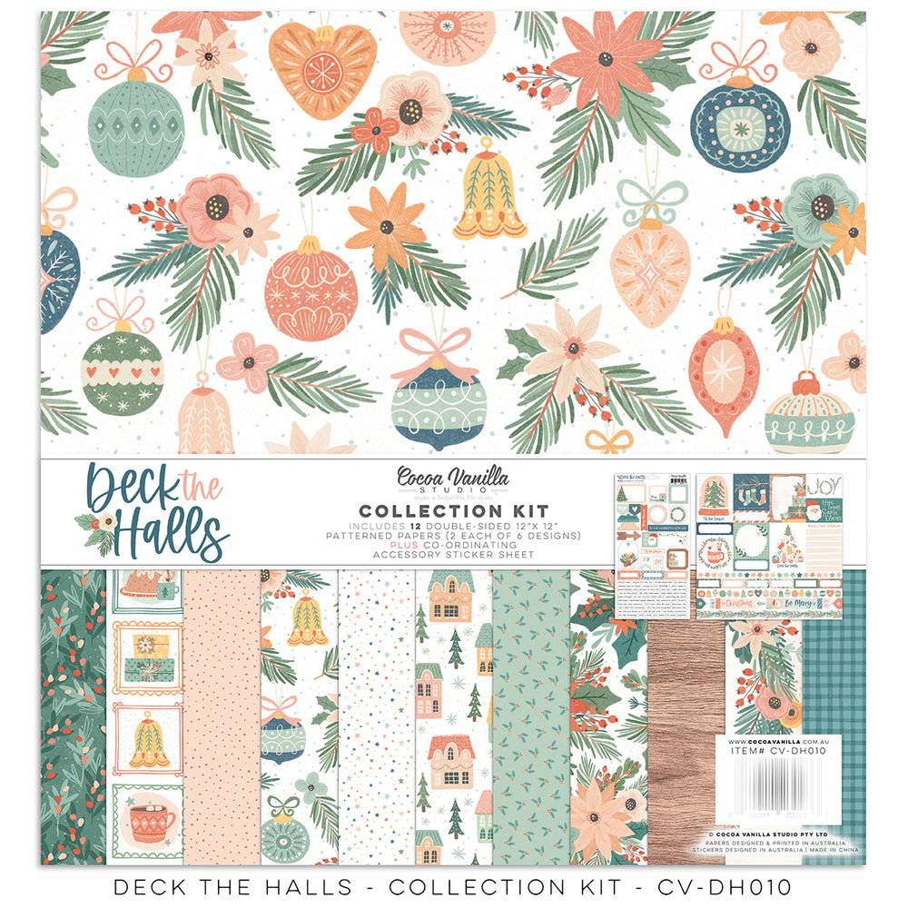 Cocoa Vanilla Studio Deck The Halls - Collection Kit