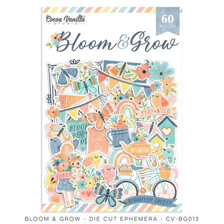 Cocoa Vanilla Studio Bloom & Grow - Die-Cut Ephemera