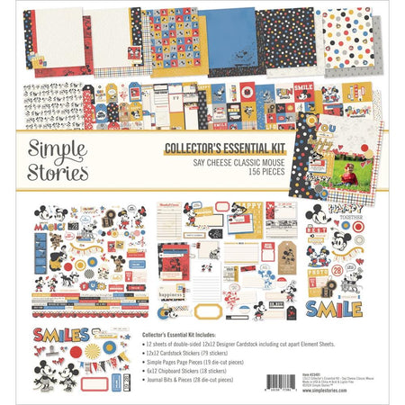 Simple Stories Say Cheese Classic Mouse - 12x12 Collector's Essential Kit