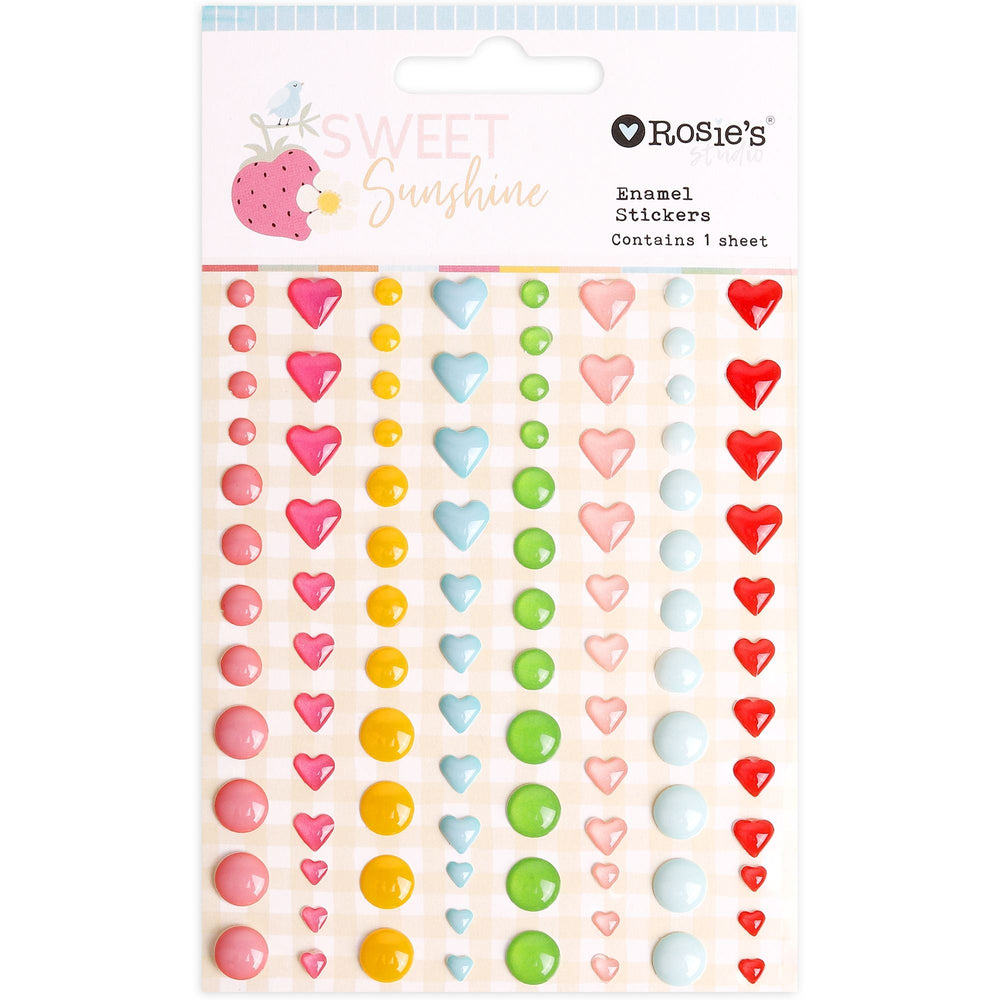 Rosie's Studio Sweet Sunshine - Enamel Stickers