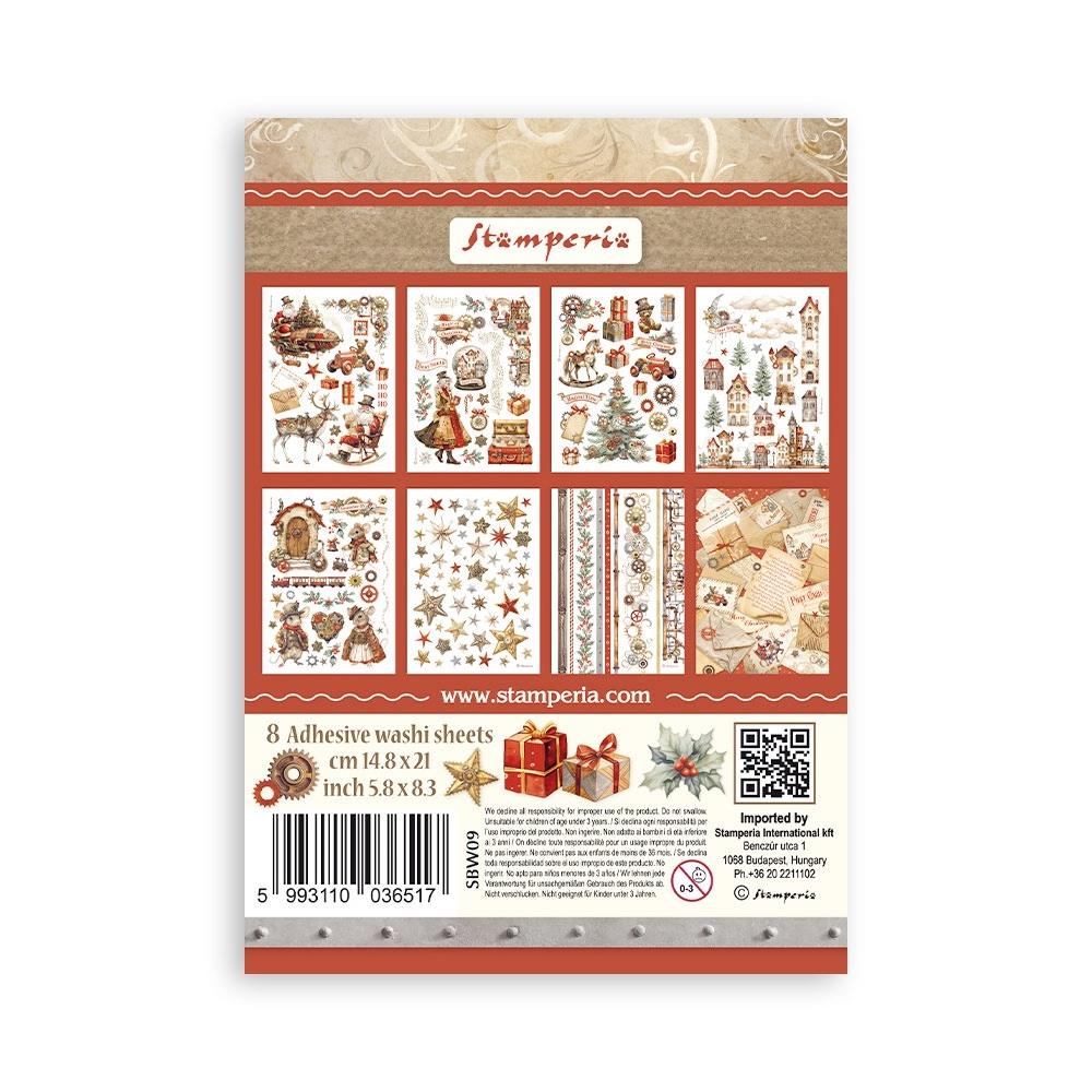 Stamperia Gear Up For Christmas - A5 Washi Pad