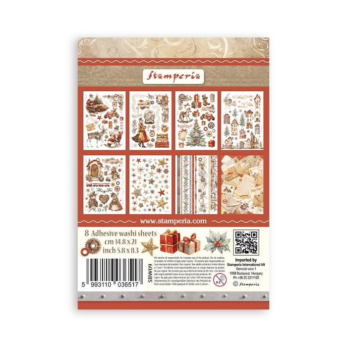 Stamperia Gear Up For Christmas - A5 Washi Pad