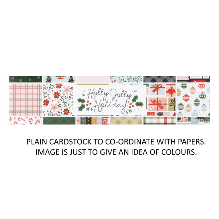 Crate Paper Holly Jolly Holiday - Bazzill Plain Matchmaker Pack