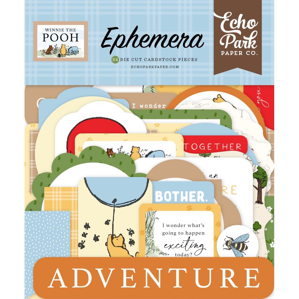 Echo Park Winnie The Pooh - Ephemera Icons