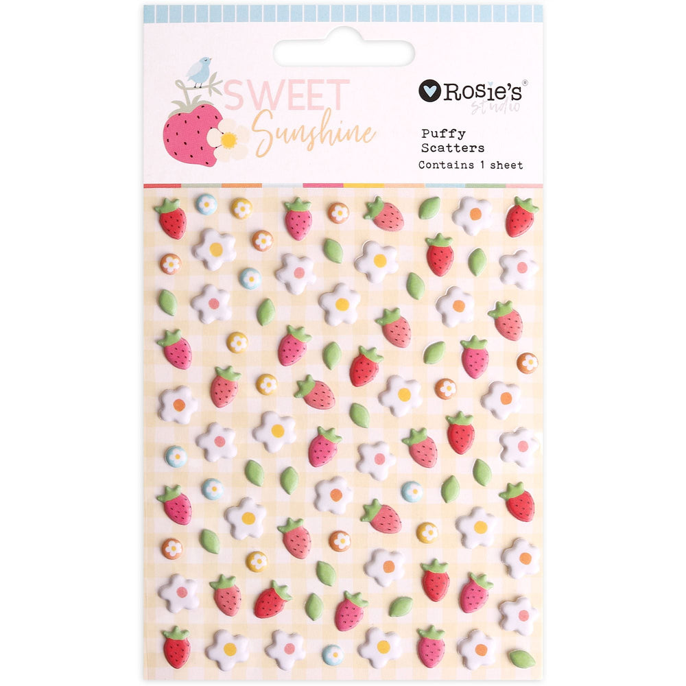 Rosie's Studio Sweet Sunshine - Puffy Scatter Stickers