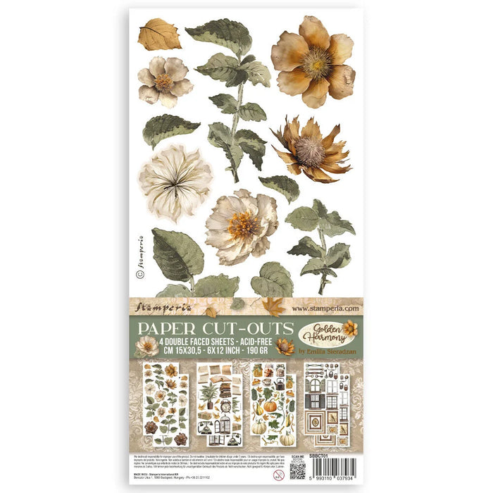 Stamperia Golden Harmony - Paper Cut-Outs
