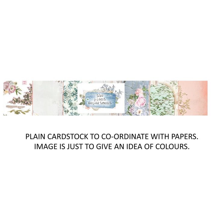 Prima The Plant Department - Bazzill Plain Matchmaker Pack