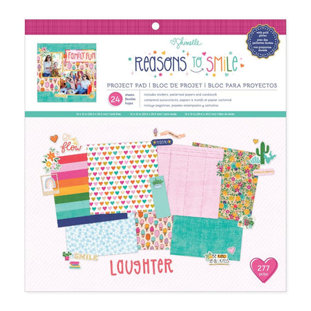 American Crafts Shimelle Reasons To Smile - 12x12 Project Pad