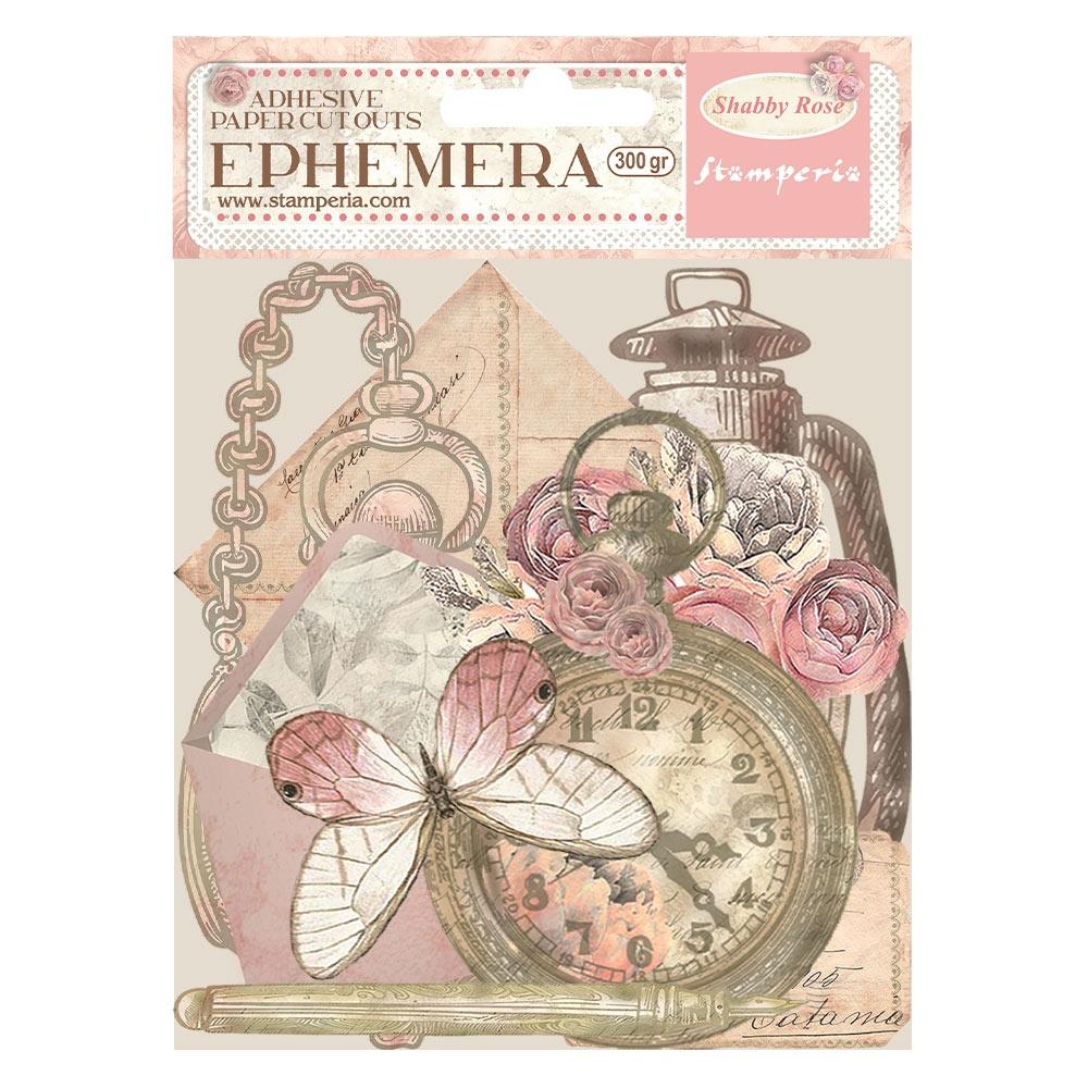 Stamperia Shabby Rose - Adhesive Paper Ephemera