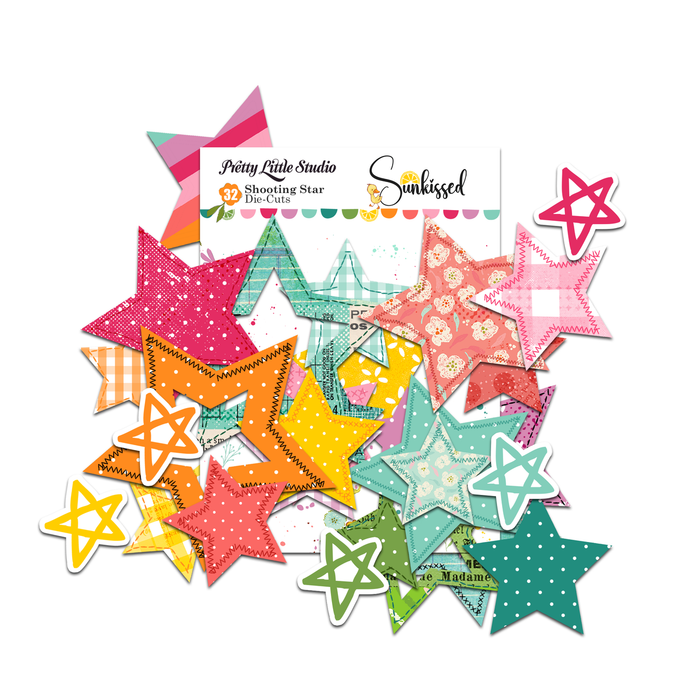 Pretty Little Studio Sunkissed - Shooting Star Die-Cuts