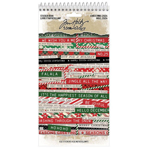 Tim Holtz Idea-ology - Sticker Book Christmas 2024