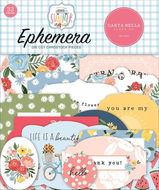 Carta Bella Summer - Ephemera Icons