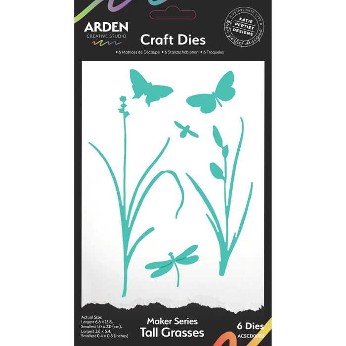 Arden Creative Studio Hidden Creek - Tall Grasses Craft Die