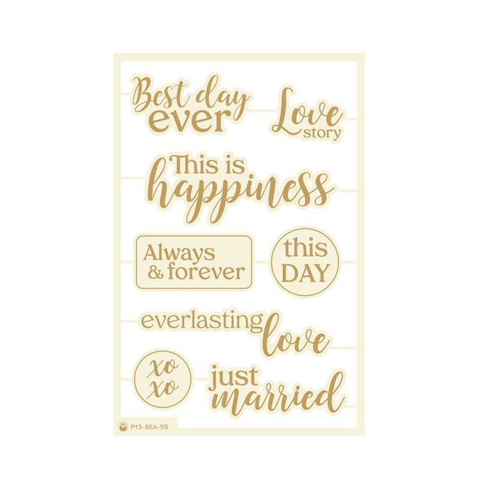 P13 Beautiful Moments  - Chipboard Embellishments #7